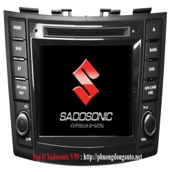 Phương đông Auto DVD Sadosonic V99 theo xe SUZUKY SWIFT 2012 | DVD V99 thông minh